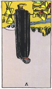 Reversed Five of Cups