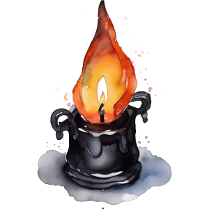 Black Candle for Banishing